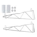 Nexel 18" Wall Mount Shelf Brackets, PK2 AB18C